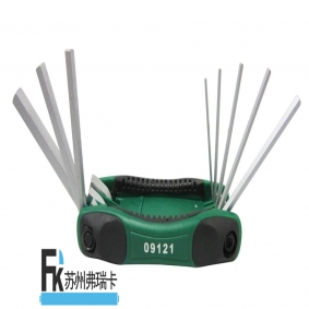 8件折疊式內(nèi)六角扳手組套