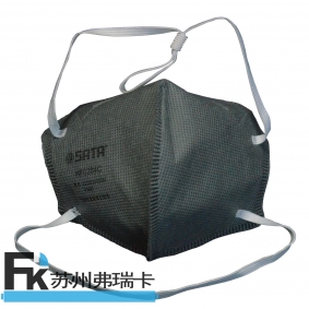 HF0204C 產(chǎn)品名稱：頭戴式KN95活性炭折疊口罩
