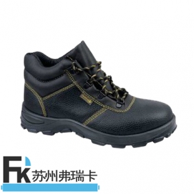 代爾塔 防滑牛皮安全鞋 
